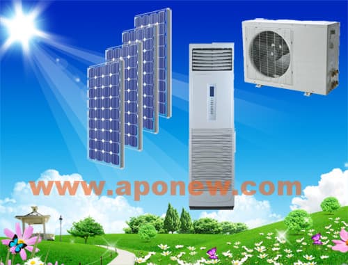 100_ 48V_24V Solar powered air conditioners stand type